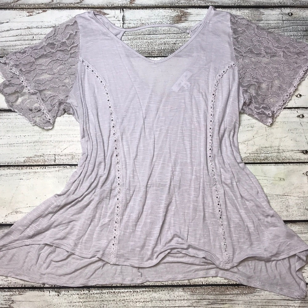 JC Penney Lace sleeved top